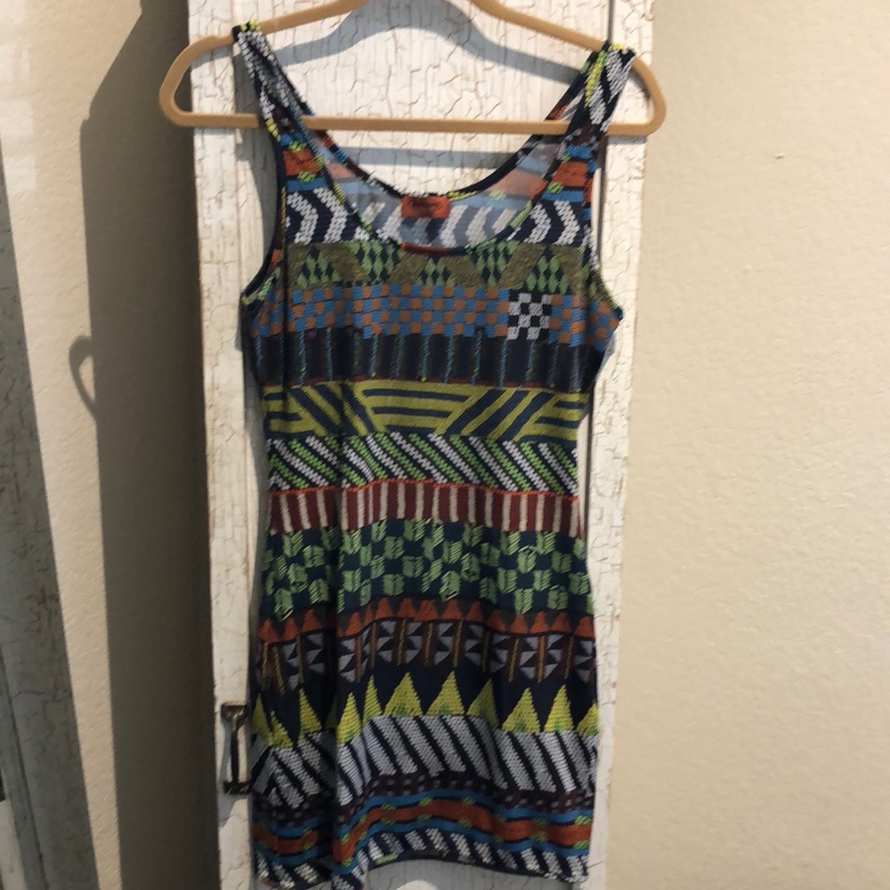 Missoni Mare fitted multicolored tank dress